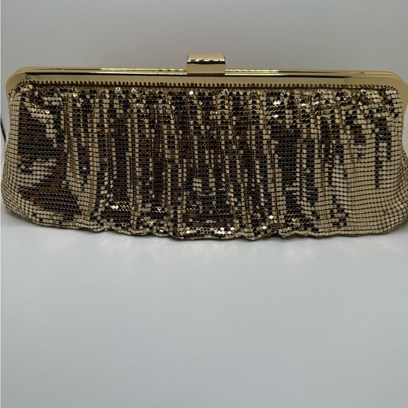 Whiting & Davis Gold Mesh Clutch - Picture 3 of 7